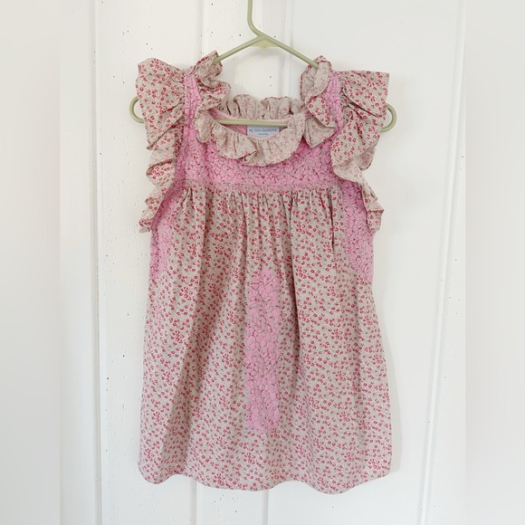 Mi Golondrina Tops - Mi Golondrina Light Pink Embroidered Shirt XS